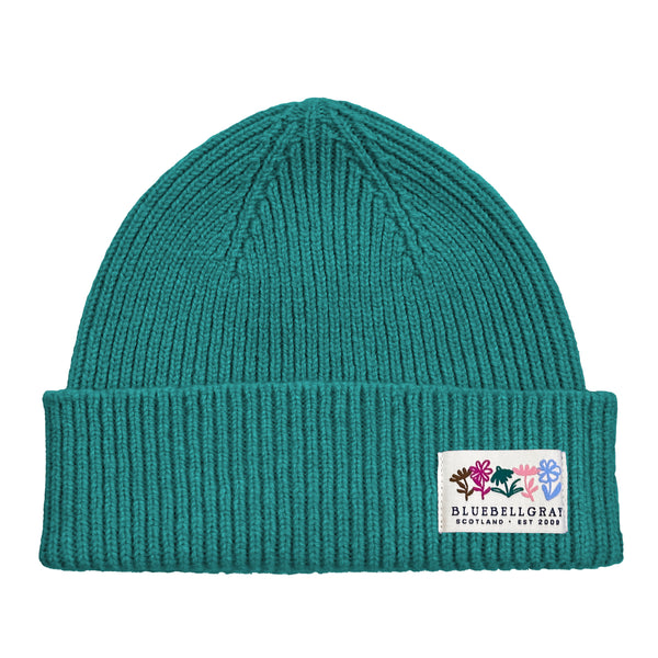 Bluebellgray Lambswool Beanie Hat - Seaglass display picture 1