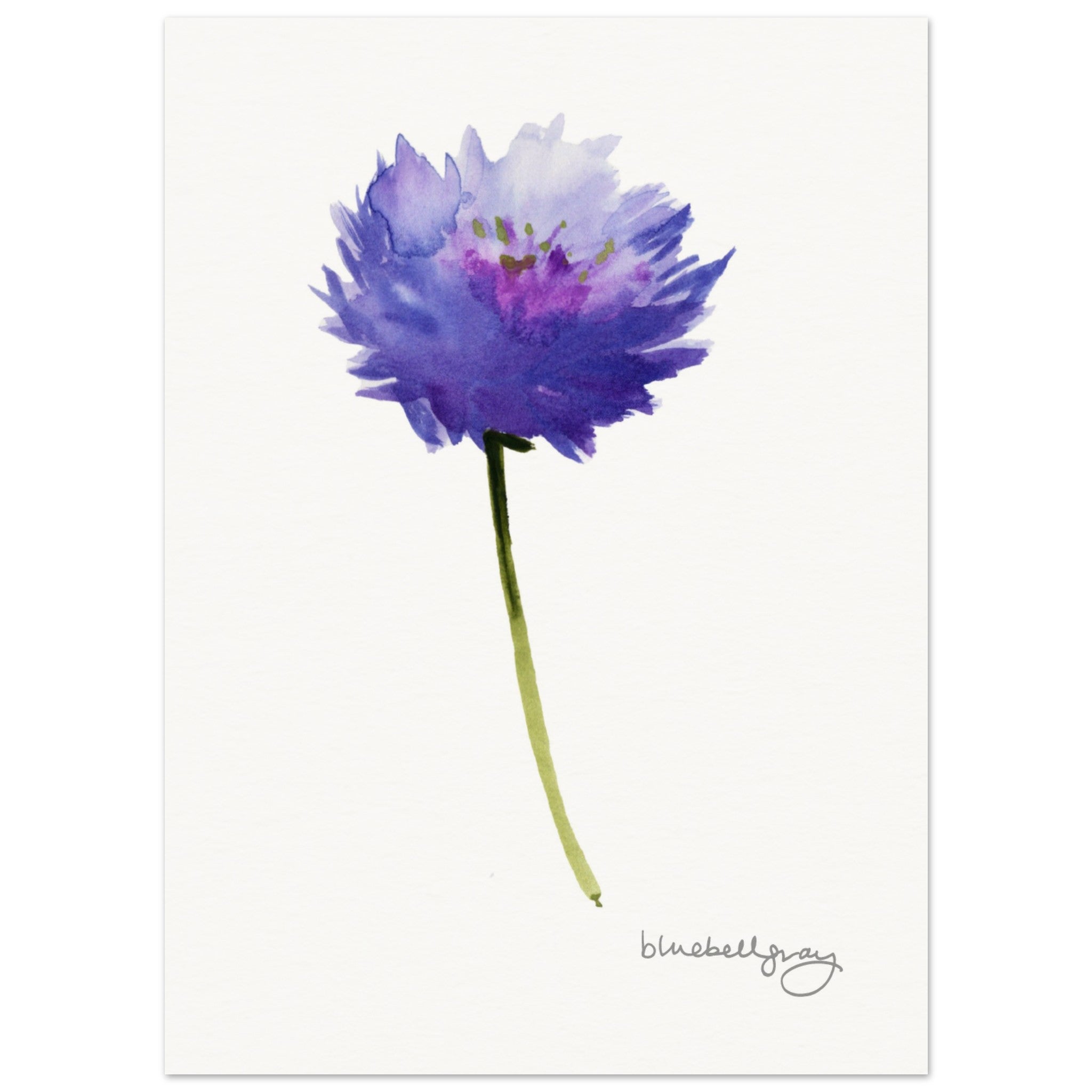 フローラル図案集 「Bunte Bluten, blaue Schwerter Japanese Print 