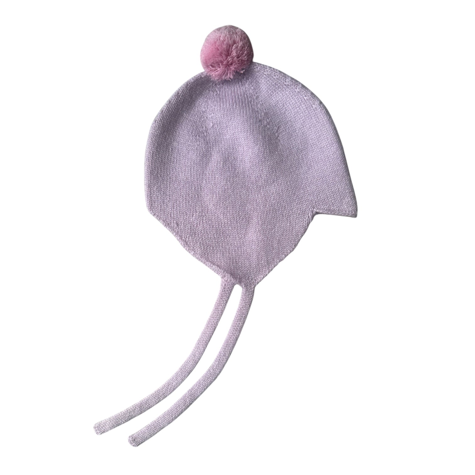 Parma Violet Cashmere Baby Bonnet Rosie Sugden x Wee Blue Bell Parma Violet Cashmere Baby Bonnet Rosie Sugden x Wee Blue Bell