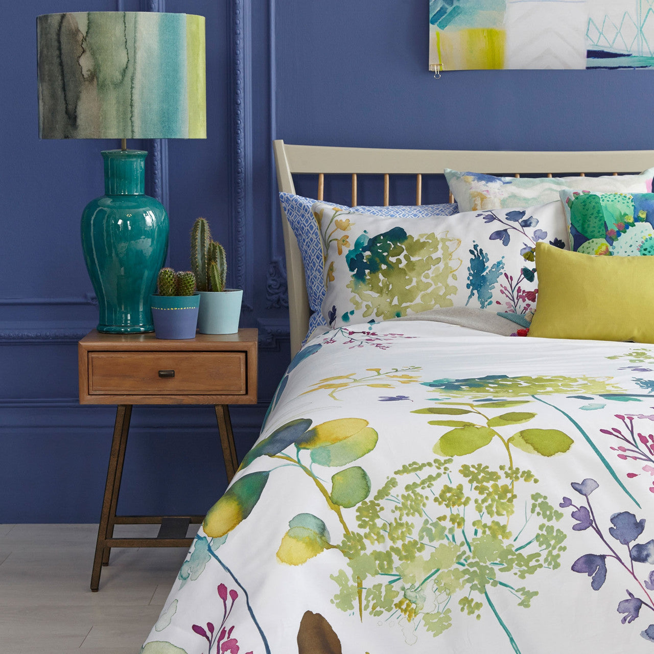 Botanical Pillowcase Bluebellgray