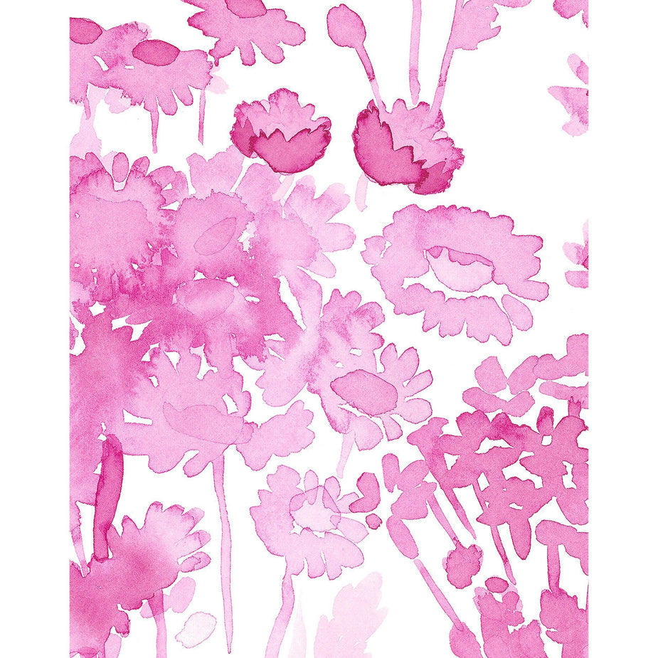 Frankie Mural Wallpaper - Bluebellgray